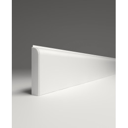 Плинтус напольный KTM-2000 PFB-00 белый из дюрополимера