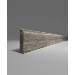 Плинтус напольный KTM-2000 PFB-401 Дуб пепельный из дюрополимера