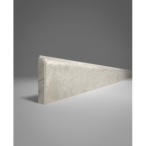 Плинтус напольный KTM-2000 PFB-438 Лофт светло серый из дюрополимера