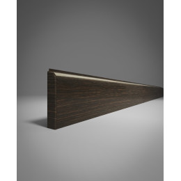 Плинтус напольный KTM-2000 PFB-226 Венге  из дюрополимера