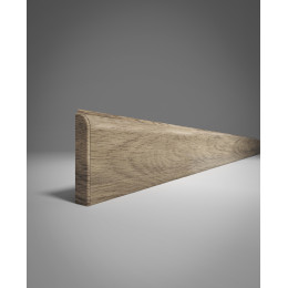 Плинтус напольный KTM-2000 PFB-435 Секвойя серая из дюрополимера