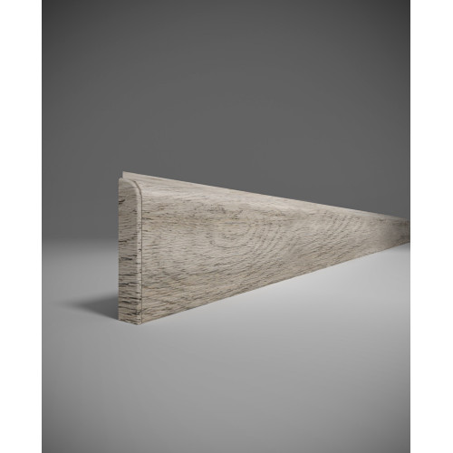 Плинтус напольный KTM-2000 PFB-406 Дуб серый из дюрополимера