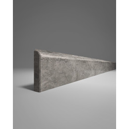 Плинтус напольный KTM-2000 PFB-437 Лофт серый из дюрополимера