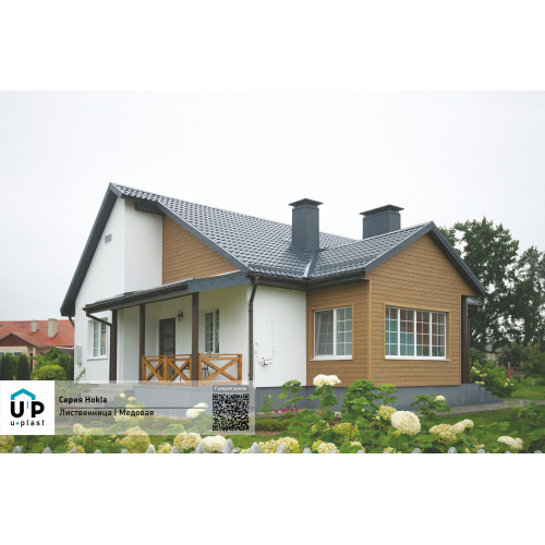 Фасадные панели Ю-пласт Хокла Лиственница - Медовая