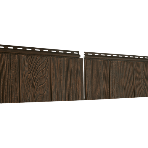 Фасадные панели Ю-пласт Щепа S-Lock - Каштановый