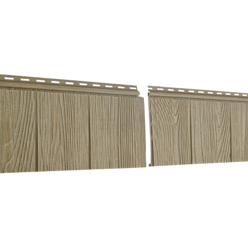 Фасадные панели Ю-пласт Щепа S-Lock - Натуральный орех