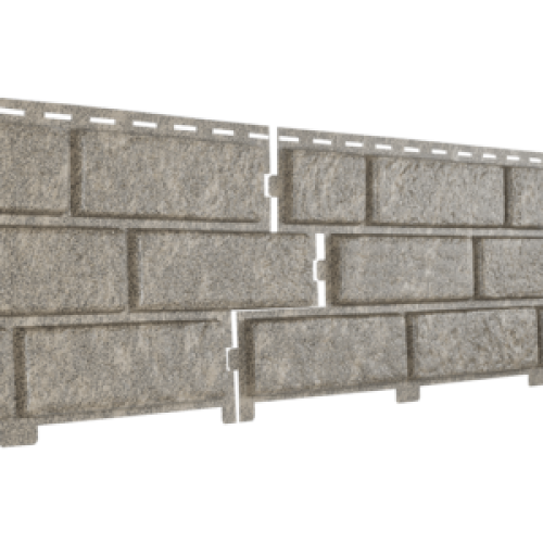 Фасадные панели Ю-пласт Стоун Хаус Кирпич - Бежевый