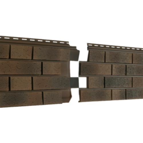 Фасадные панели Стоун Хаус S-Lock Клинкер Нордик - Лава