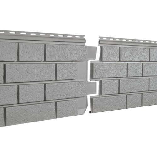 Фасадные панели Стоун Хаус S-Lock Клинкер Нордик - Дым