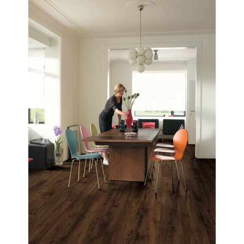 Ламинат Quick-Step Eligna Wide UWH1542 Реставрированный Каштан Темный