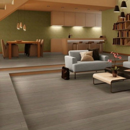 Ламинат Quick-Step Perspective PER 1304 Доска дубовая светло-серая лакированная