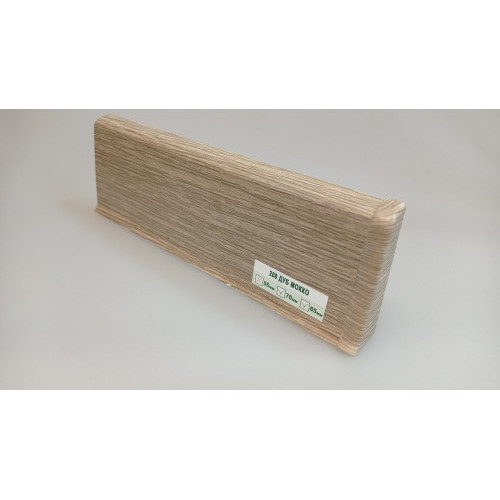 Плинтус ПВХ IDEAL Deconika 70 мм 208 Дуб Мокко