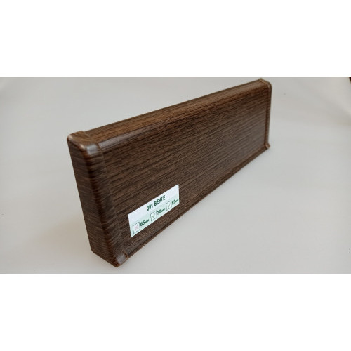 Плинтус ПВХ IDEAL Deconika 85 мм 301 Венге