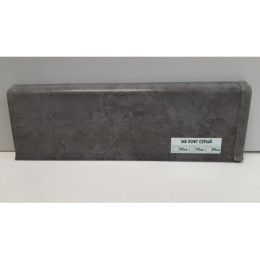 Плинтус ПВХ IDEAL Deconika 70 мм 548 Лофт Серый