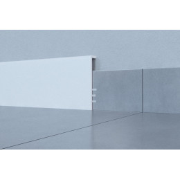 Напольный плинтус Arbiton Stiq Белый (дюрополимер) S0950