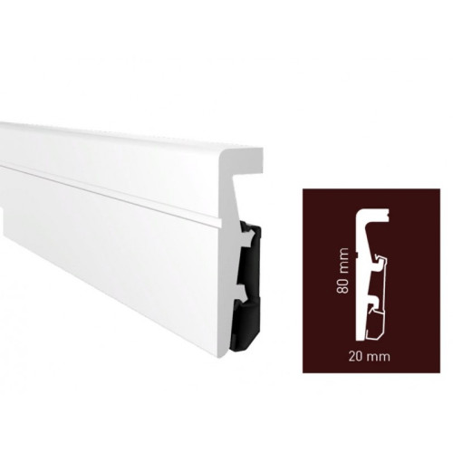 Напольный плинтус Arbiton VEGA P0811 80мм