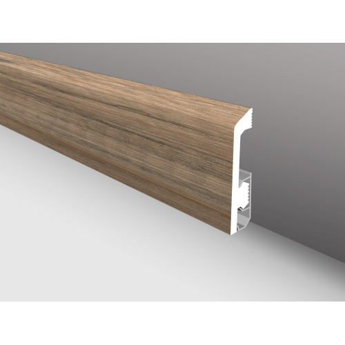 Плинтус напольный KTM-2000 PFB-418 Дуб античный  из дюрополимера