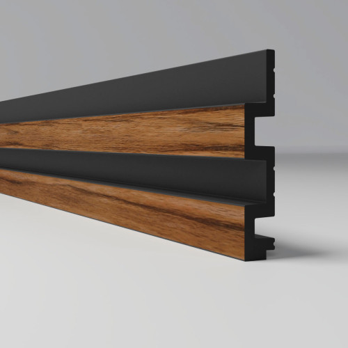 3Д Профиль ПВХ реечная панель -  XL 122х21мм 2.95м Дуб европейский 242