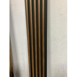 Реечная панель из дюрополимера Zeta Home S-Line Mocca JC971-MO 2800*122*12 мм