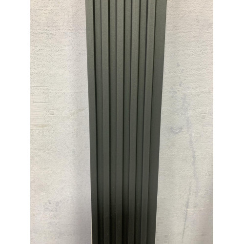 Реечная панель из дюрополимера Zeta HomeS-Line Carbon 2800*122*12 мм