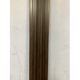 Реечная панель из дюрополимера Zeta Home M-Line Chocolate JC962-CH 2800*122*12 мм