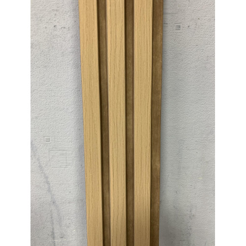 Реечная панель из дюрополимера Zeta Home M-Line Natural JC962-NA 2800*122*12 мм