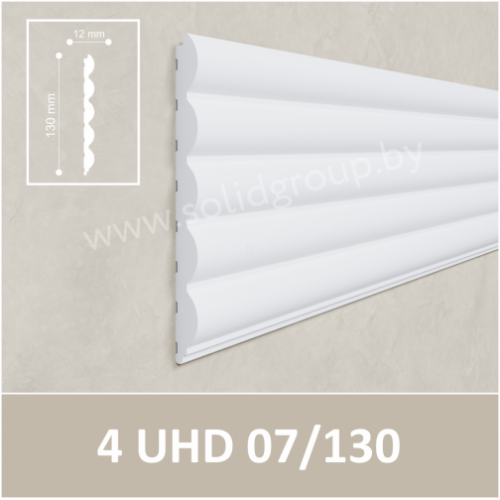 Панель 3D стеновая из полимера ультравысокой плотности 4 UHD 07/130