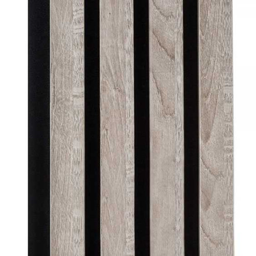 Реечная панель Grace МДФ панель 3D Line Modern L03 Ель серебристая