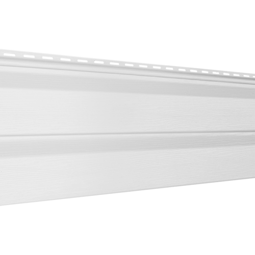 Сайдинг виниловый (корабельный брус) Ю-Пласт белый